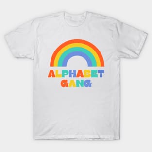 Alphabet Gang Aesthetic Rainbow LGBTQ Gay Pride T-Shirt